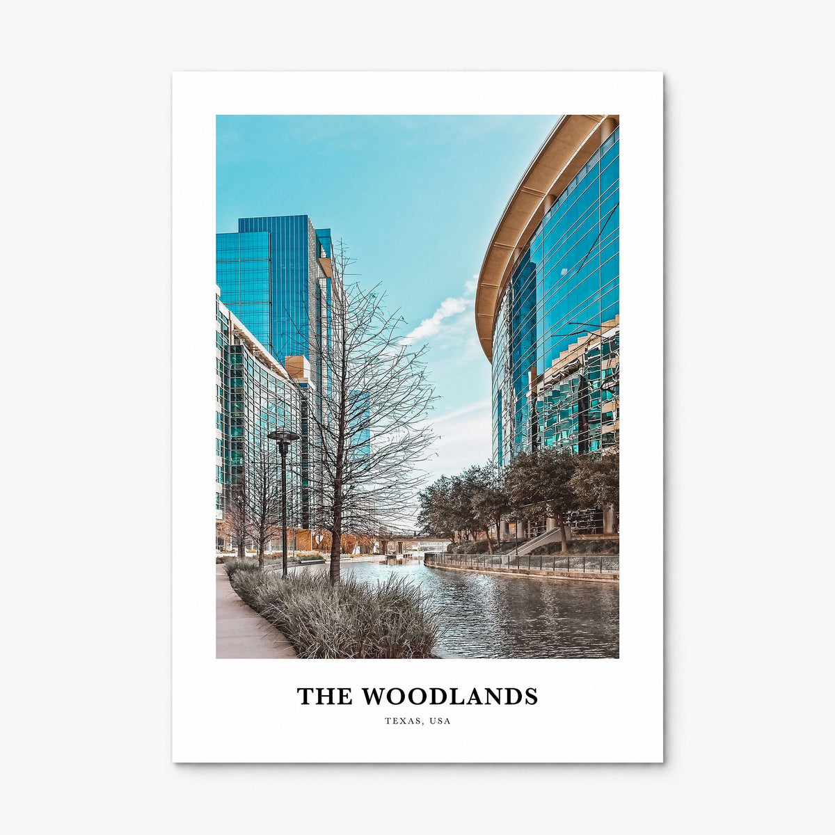 The Woodlands Classic Poster, print only (unframed)