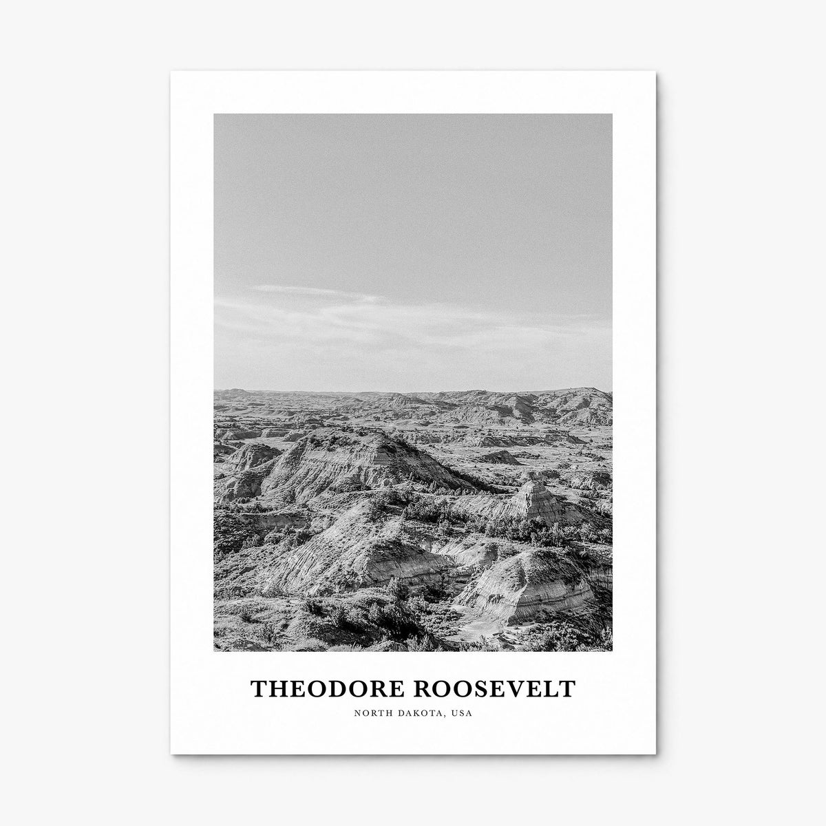 Theodore Roosevelt National Park Classic Poster, print only (unframed)