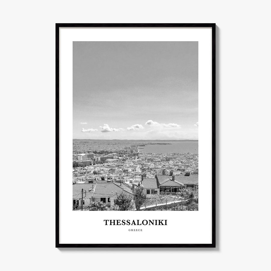 Thessaloniki Classic Poster, framed poster mockup
