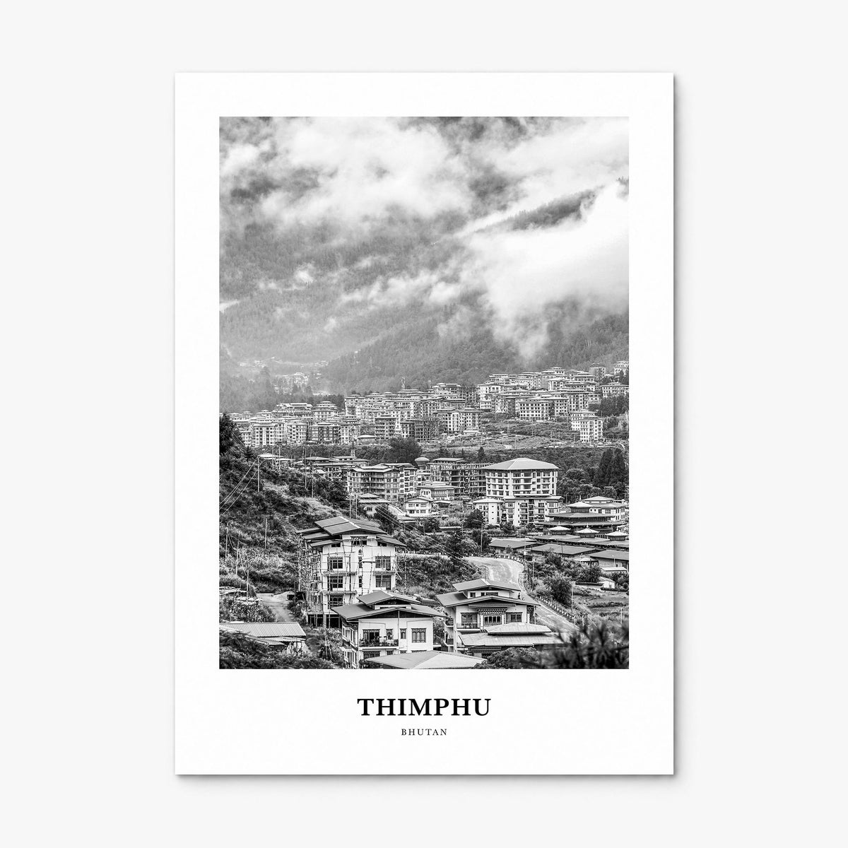 Thimphu Classic Poster, print only (unframed)
