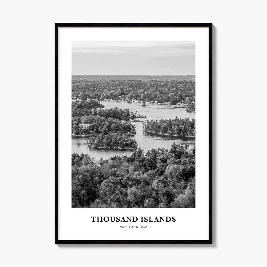 Thousand Islands Classic Poster, framed poster mockup