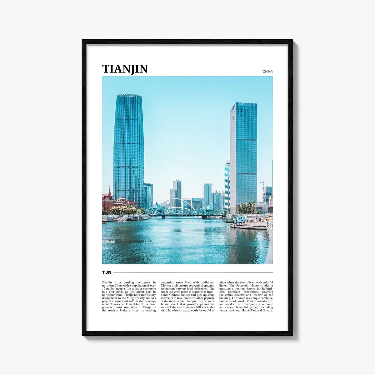 Tianjin Travel Poster