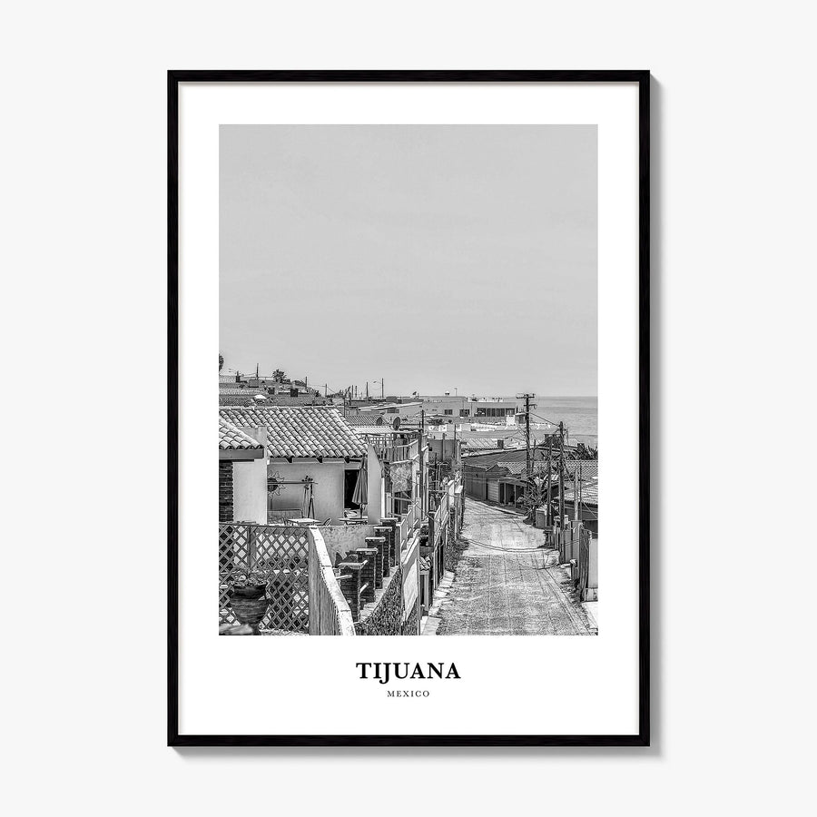 Tijuana Classic Poster, framed poster mockup