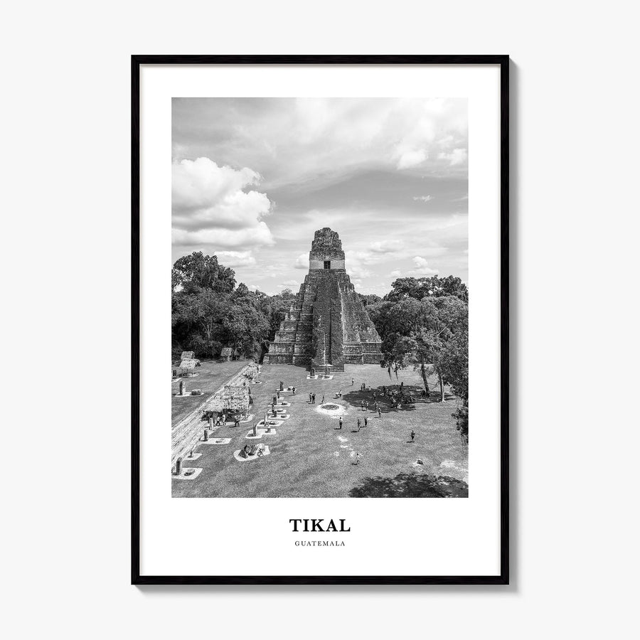Tikal Classic Poster, framed poster mockup