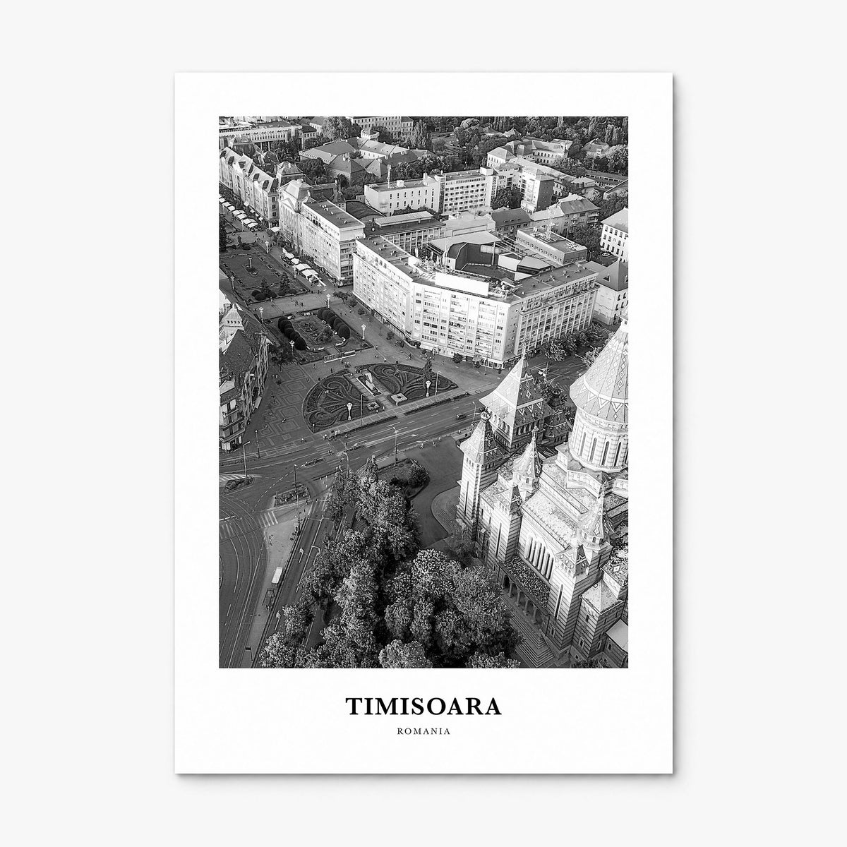 Timișoara Classic No 1 Poster, print only (unframed)