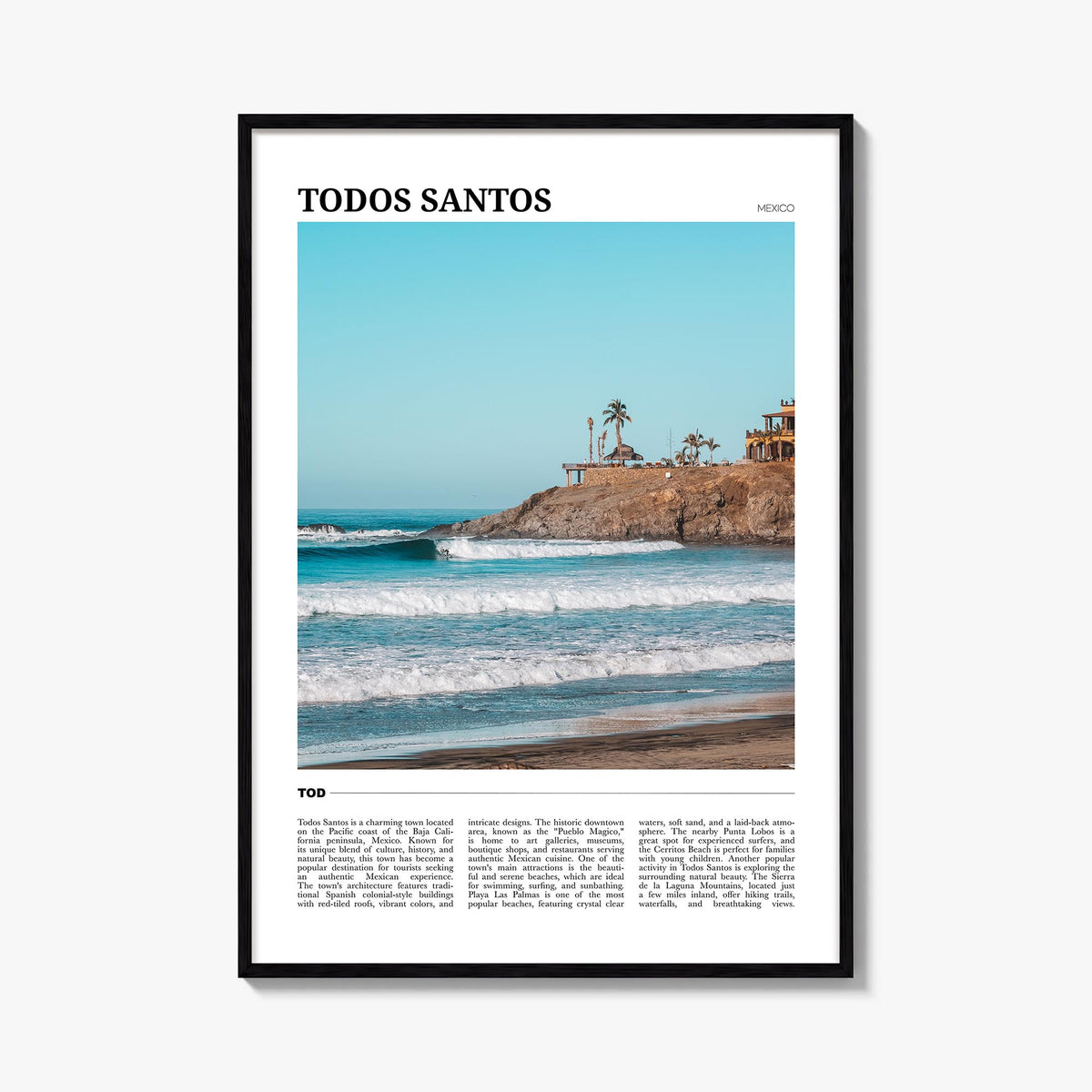 Todos Santos Travel Poster