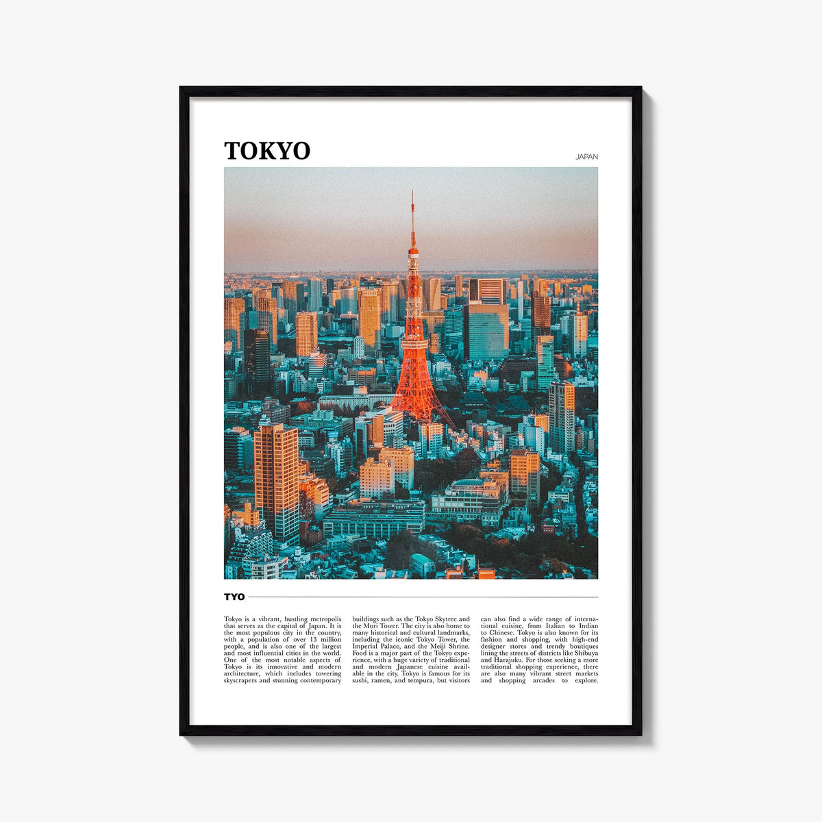 Tokyo Travel Poster