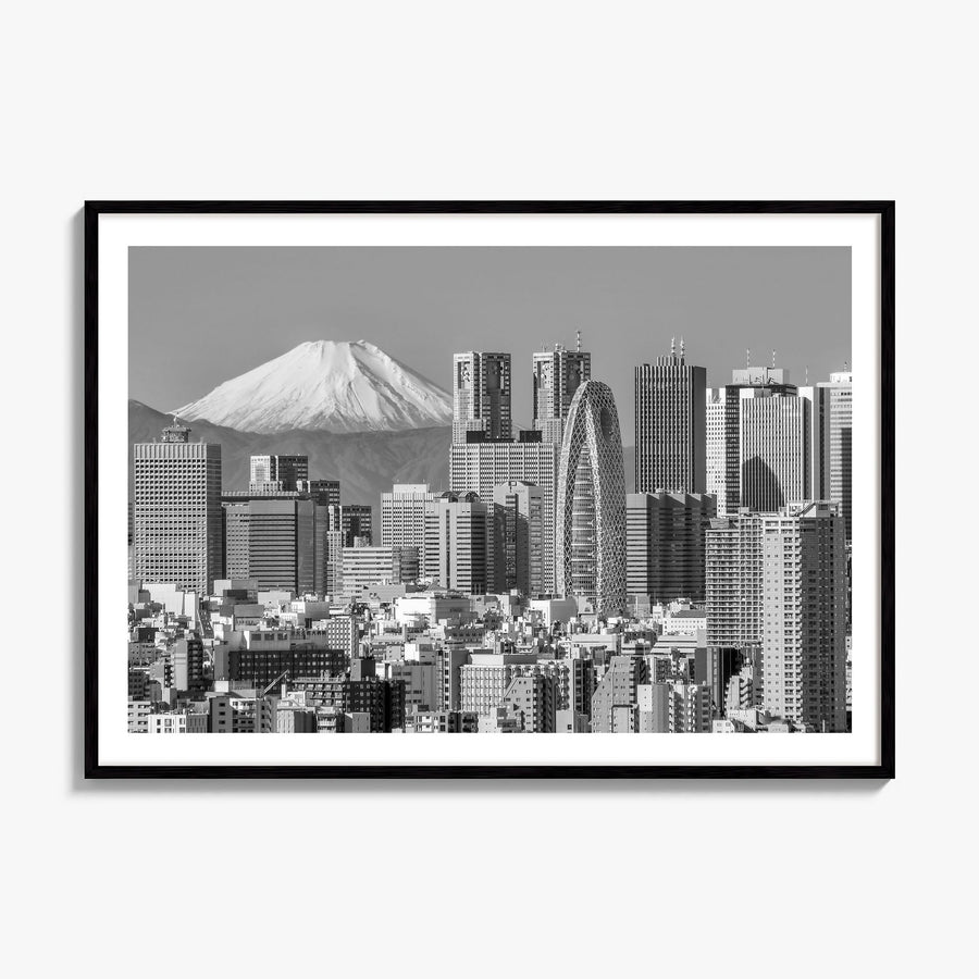 Tokyo Photo Poster, framed poster mockup, white border