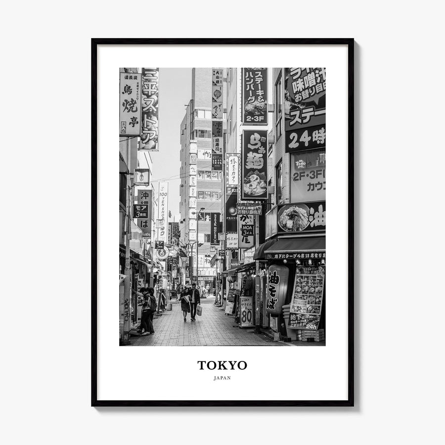 Tokyo Classic No 1 Poster, framed poster mockup