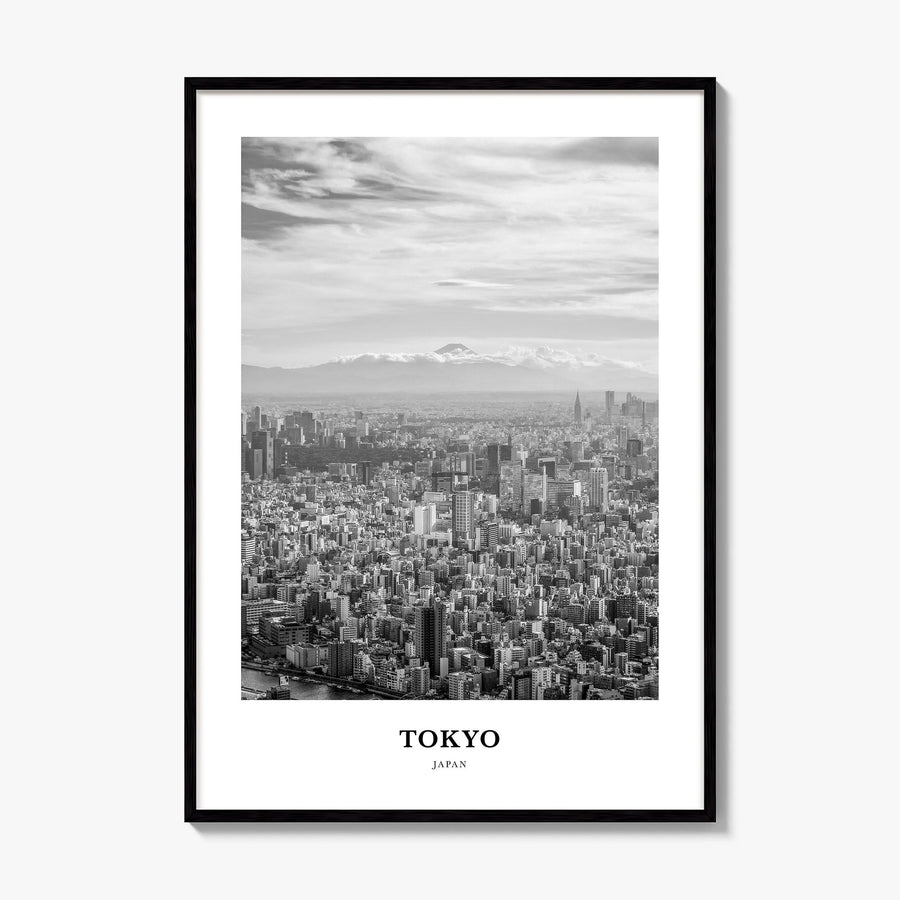 Tokyo Classic No 2 Poster, framed poster mockup