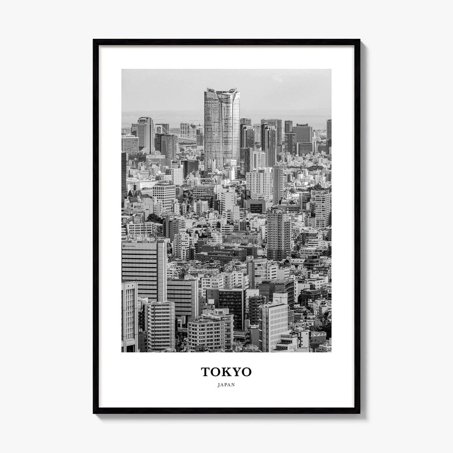 Tokyo Classic No 3 Poster, framed poster mockup