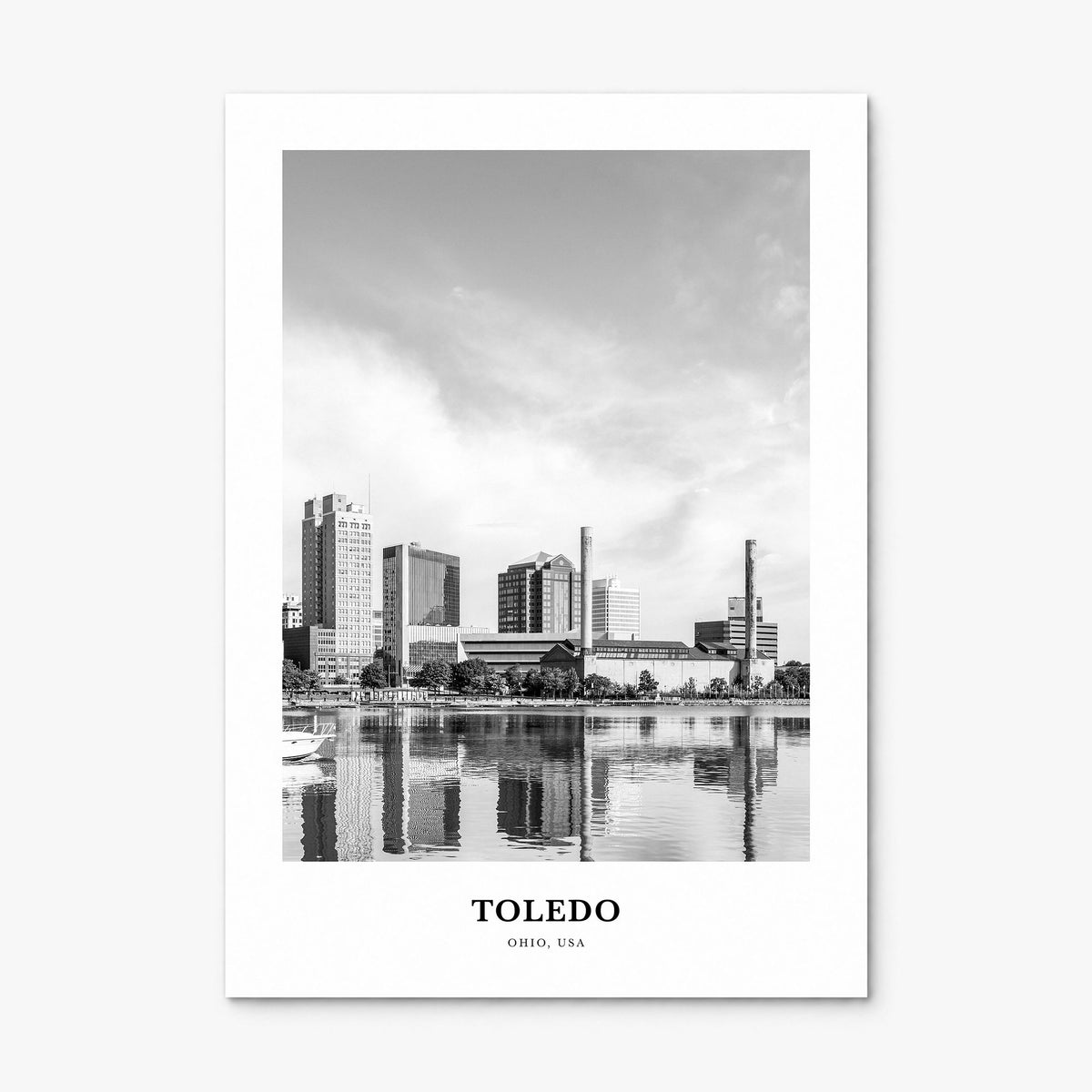 Toledo, Ohio Classic Poster, print only (unframed)