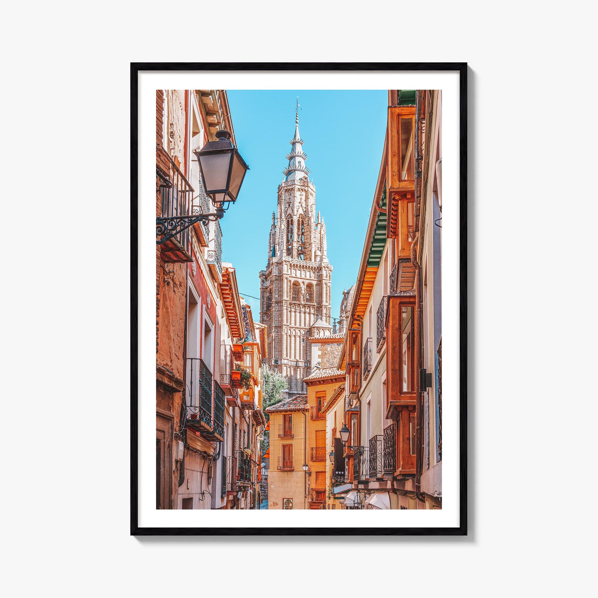 Toledo, Spain no. 1 colorful photo poster of Spain – vertical wall art, unframed print shown in interior mockup