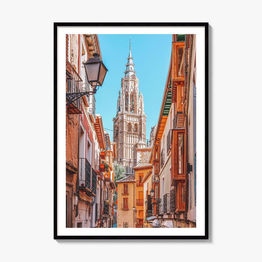 Toledo, Spain Photo No 1 Poster, framed poster mockup, white border
