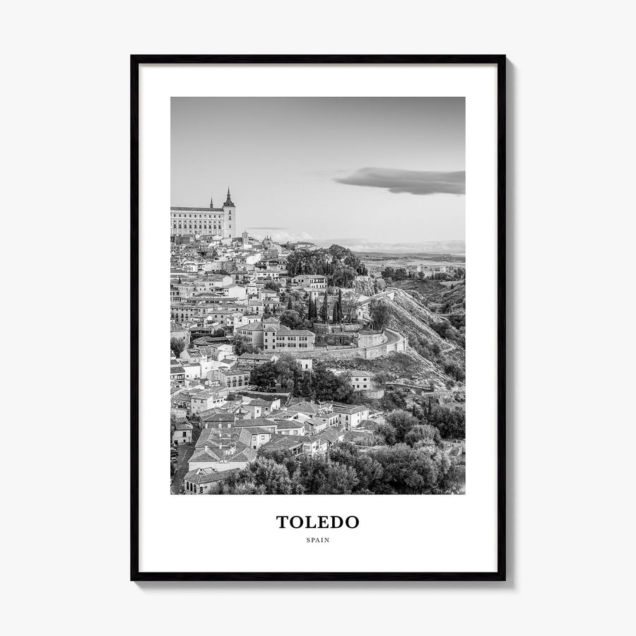Toledo, Spain Classic Poster, framed poster mockup