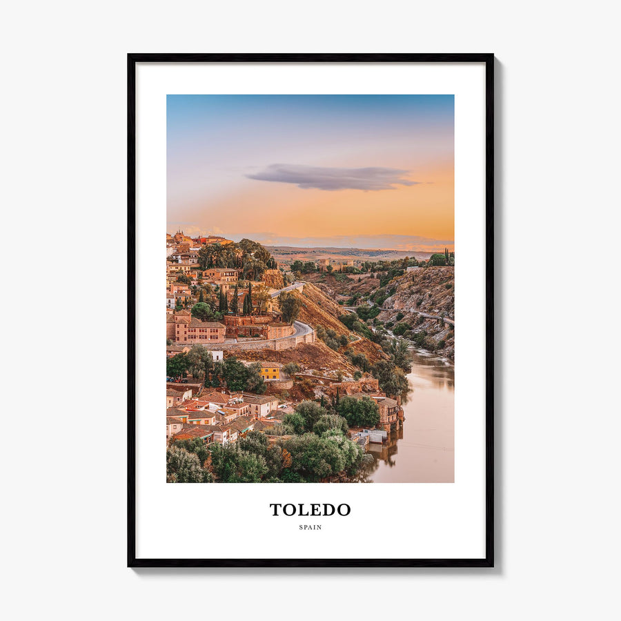 Toledo, Spain Classic Poster, framed poster mockup