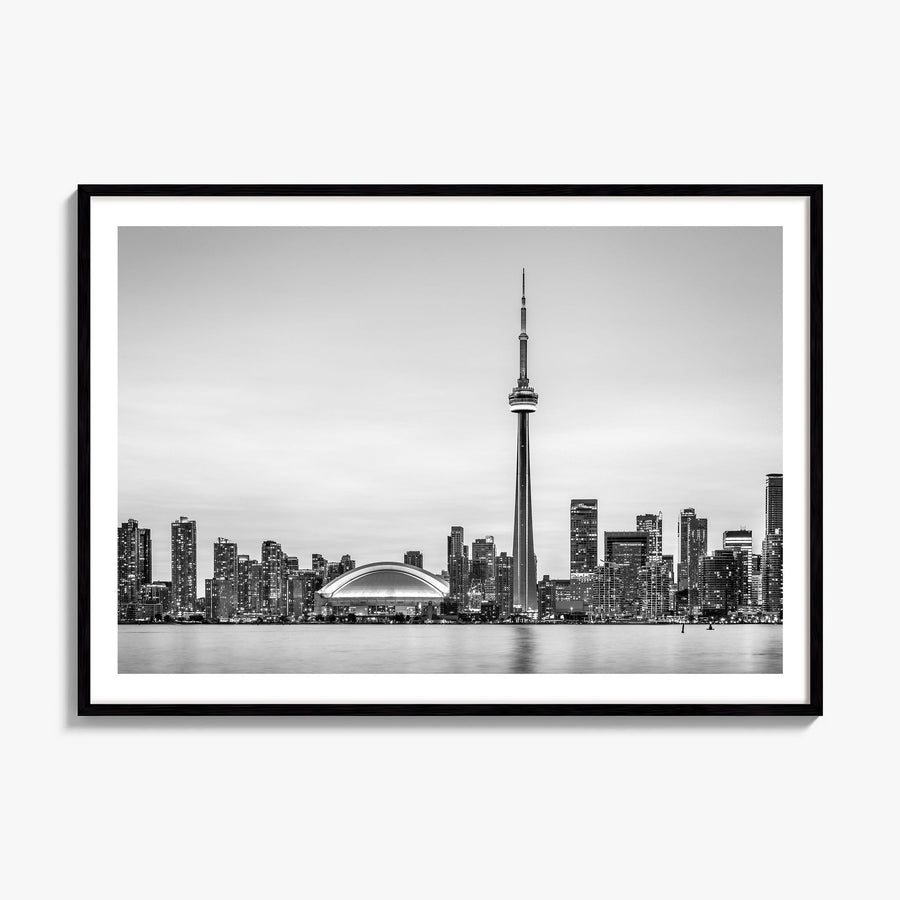 Toronto Photo Poster, framed poster mockup, white border