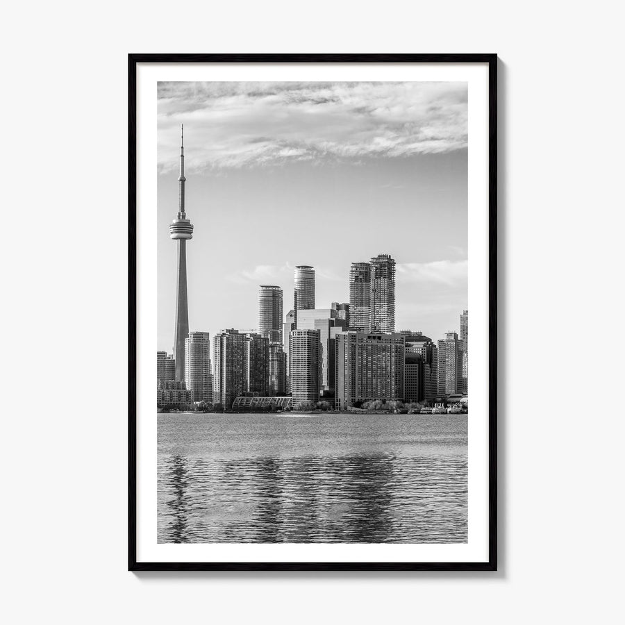 Toronto Photo No 1 Poster, framed poster mockup, white border