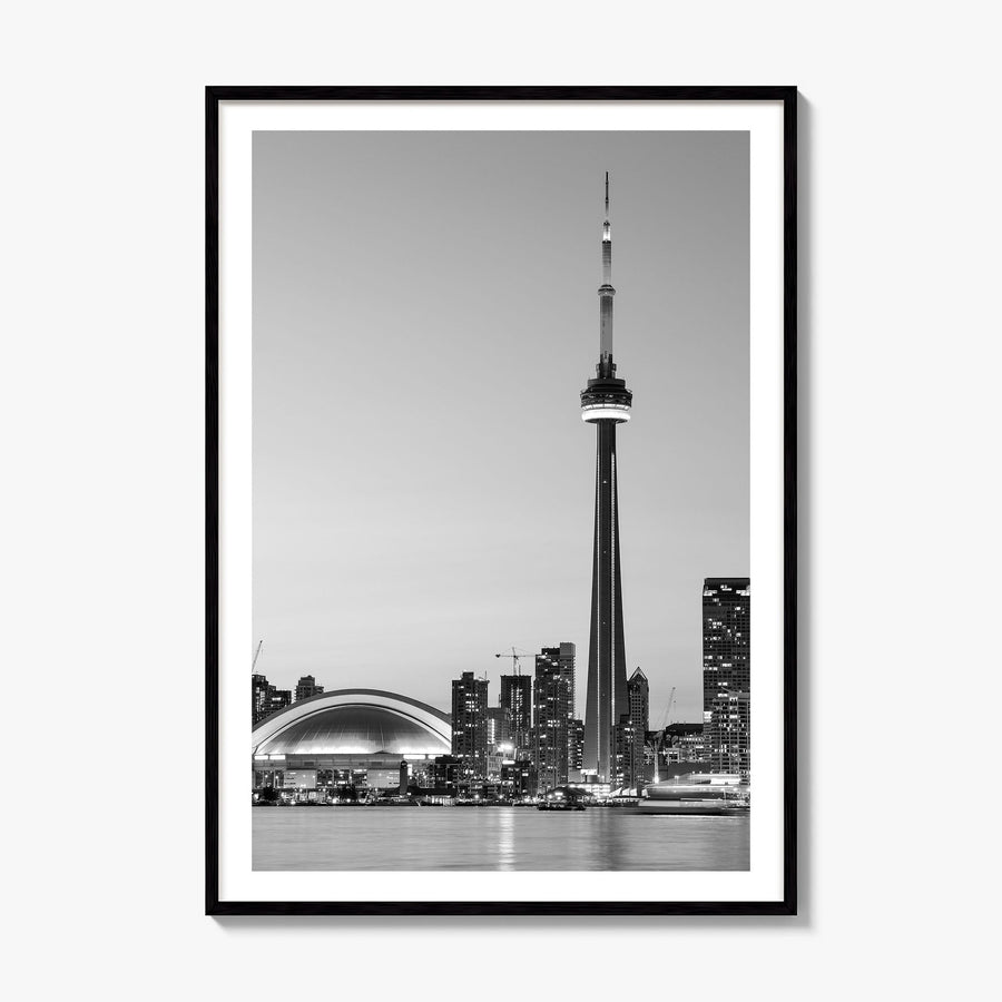 Toronto Photo No 2 Poster, framed poster mockup, white border