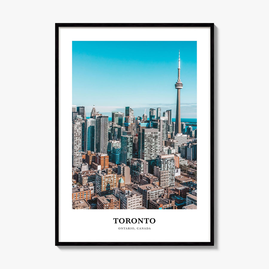 Toronto Classic Poster, framed poster mockup