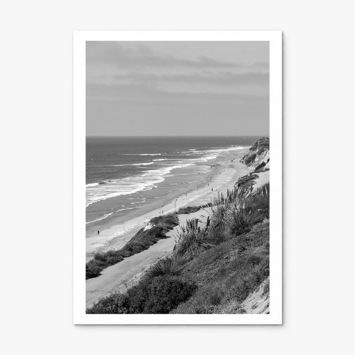 Torrey Pines Photo Poster, print only (unframed), white border