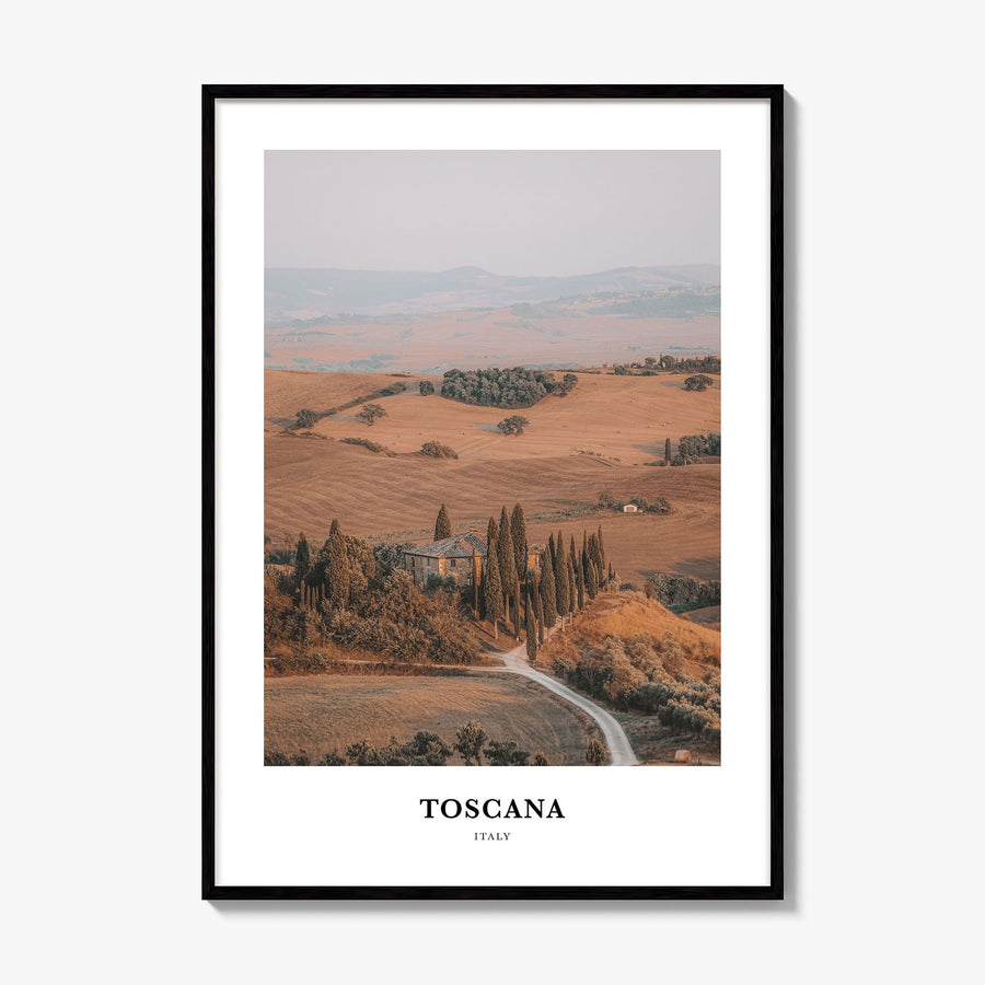 Toscana Classic Poster, framed poster mockup