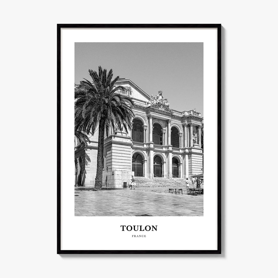 Toulon Classic Poster, framed poster mockup