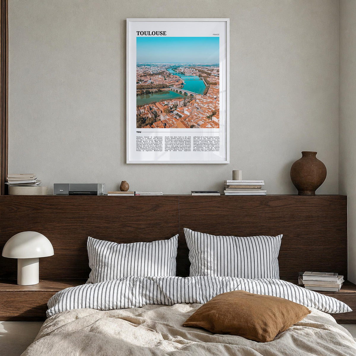 Toulouse Travel Poster