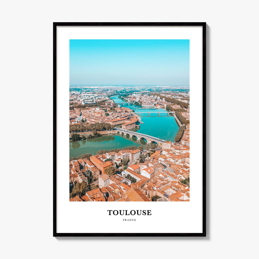 Toulouse Classic Poster, framed poster mockup
