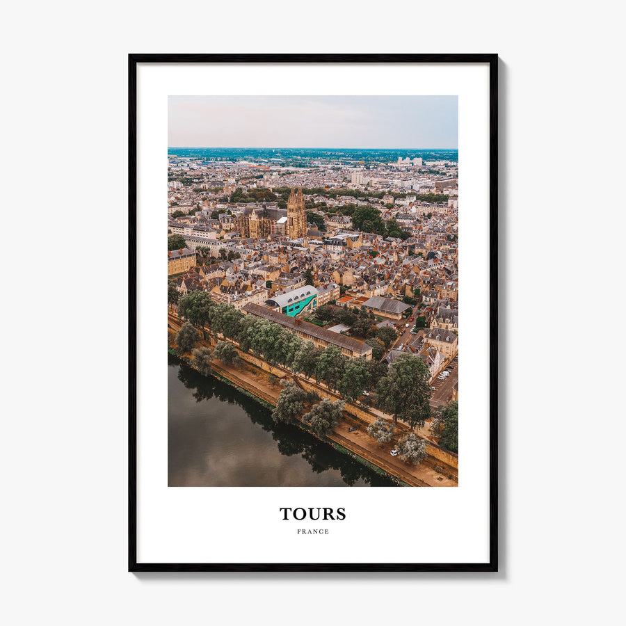 Tours Classic Poster, framed poster mockup