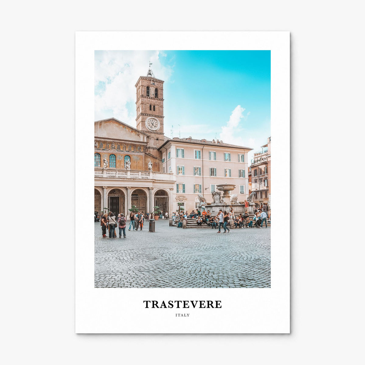 Trastevere Classic Poster, print only (unframed)