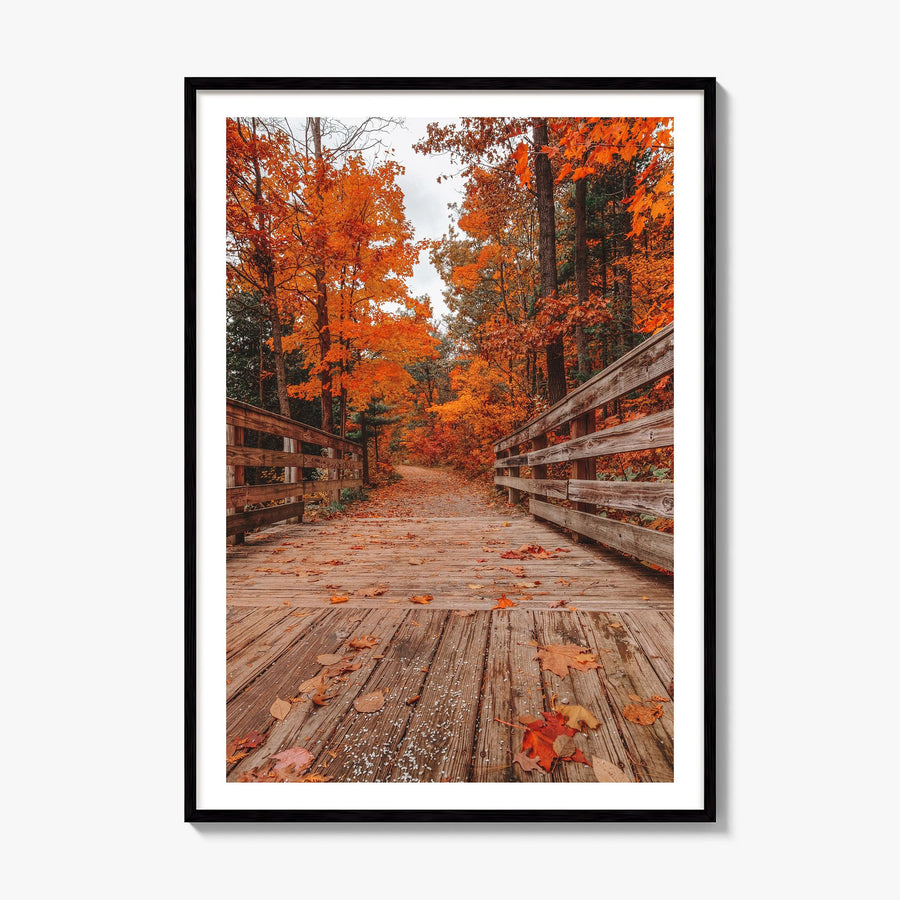Traverse City Photo No 2 Poster, framed poster mockup, white border