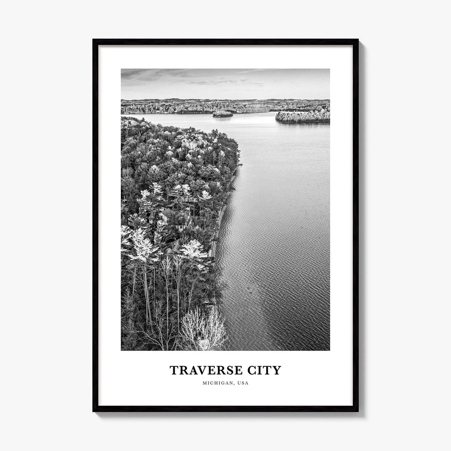 Traverse City Classic Poster, framed poster mockup