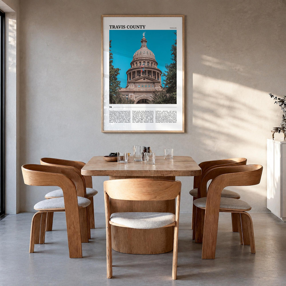 Travis County Travel Poster