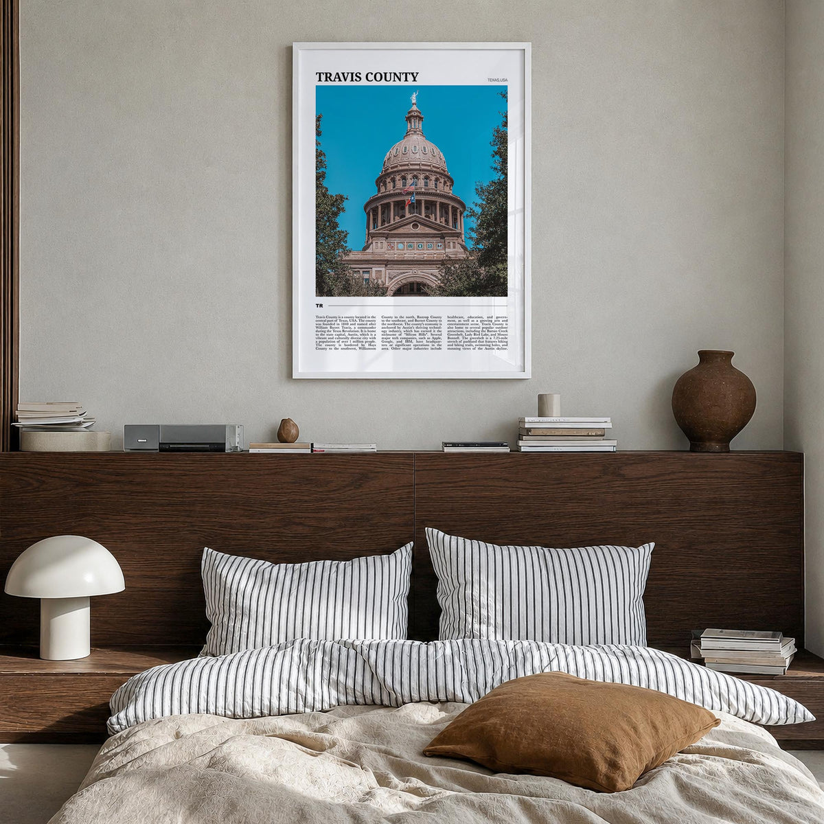 Travis County Travel Poster
