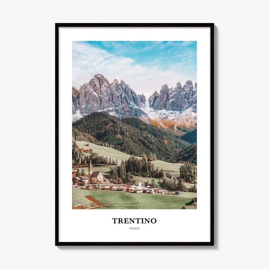 Trentino Classic No 2 Poster, framed poster mockup