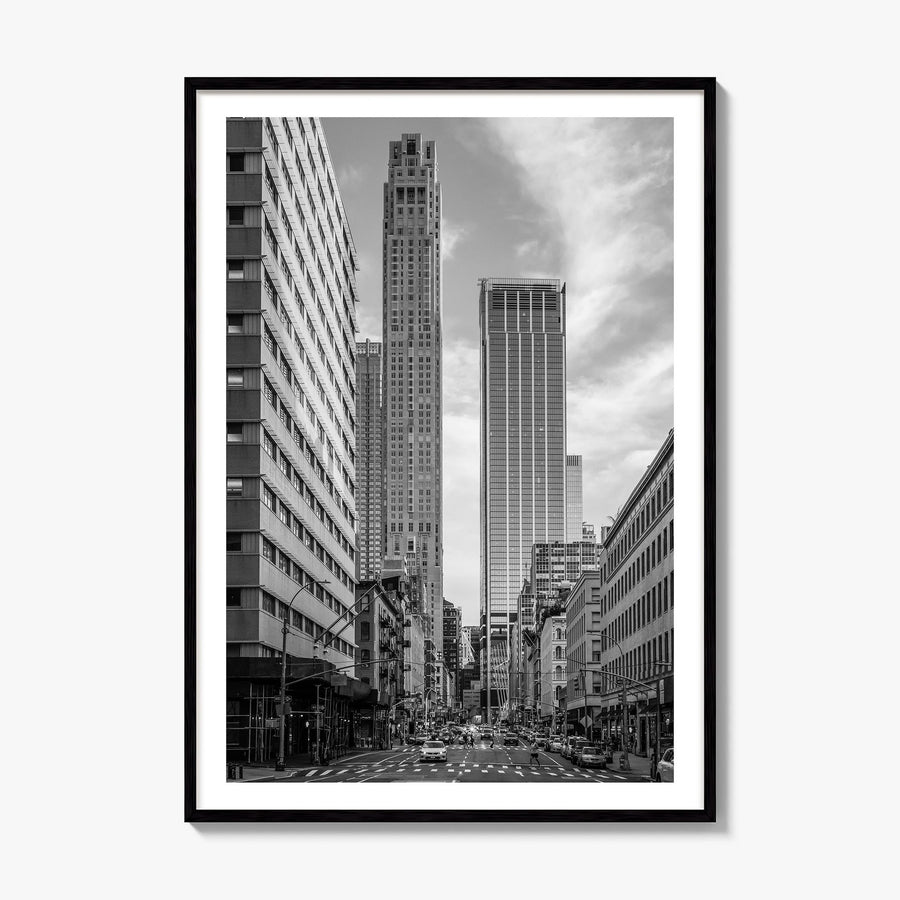 Tribeca Photo Poster, framed poster mockup, white border