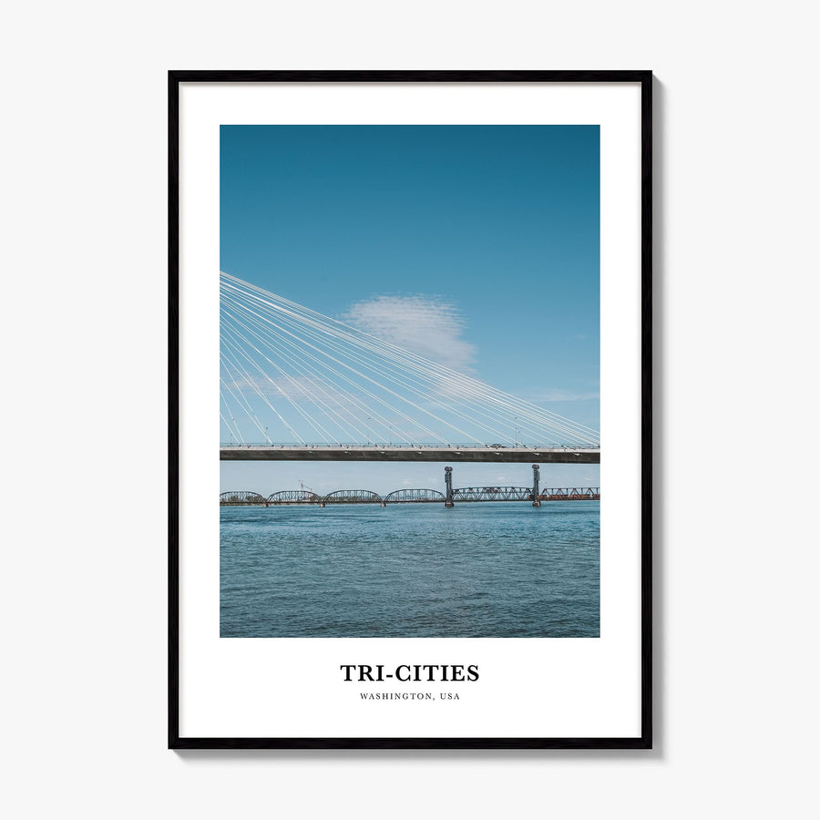 Tri-Cities Classic Poster, framed poster mockup