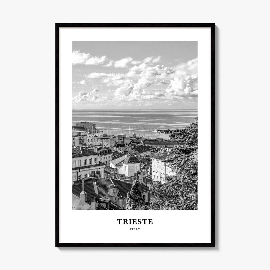 Trieste Classic Poster, framed poster mockup