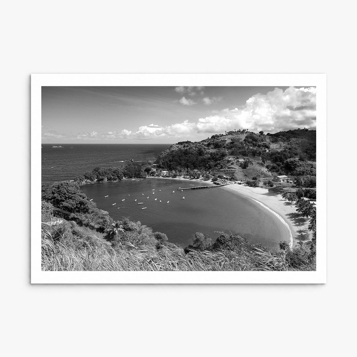 Trinidad and Tobago Photo Poster, print only (unframed), white border