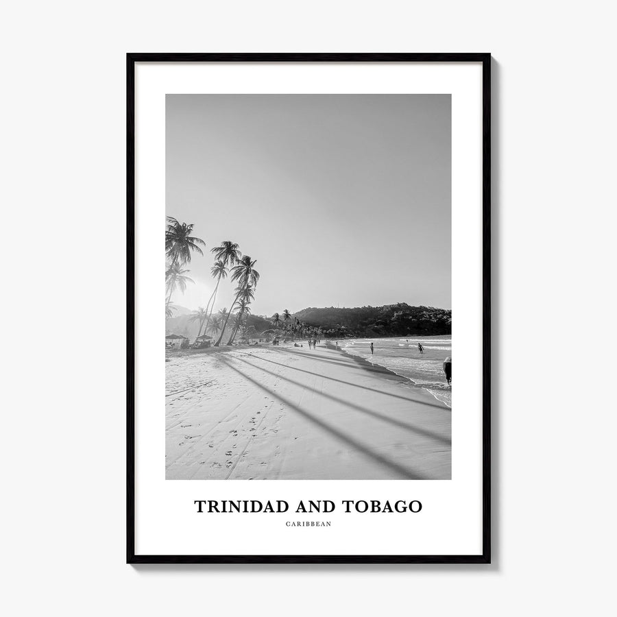 Trinidad and Tobago Classic No 1 Poster, framed poster mockup