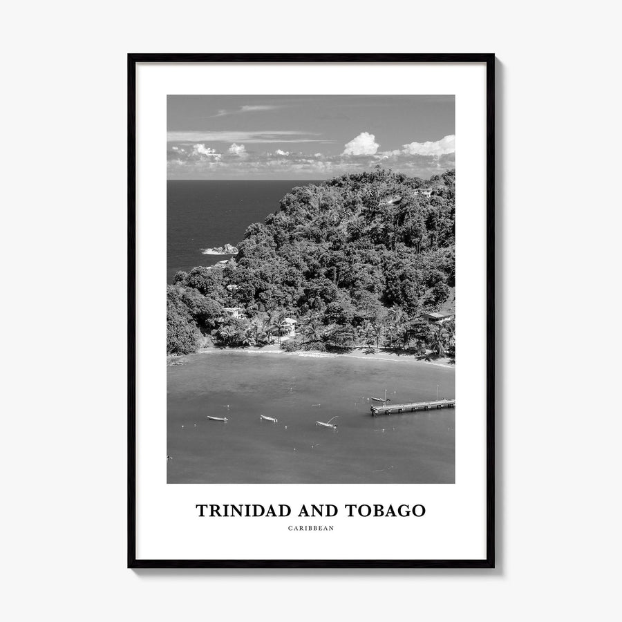 Trinidad and Tobago Classic No 2 Poster, framed poster mockup