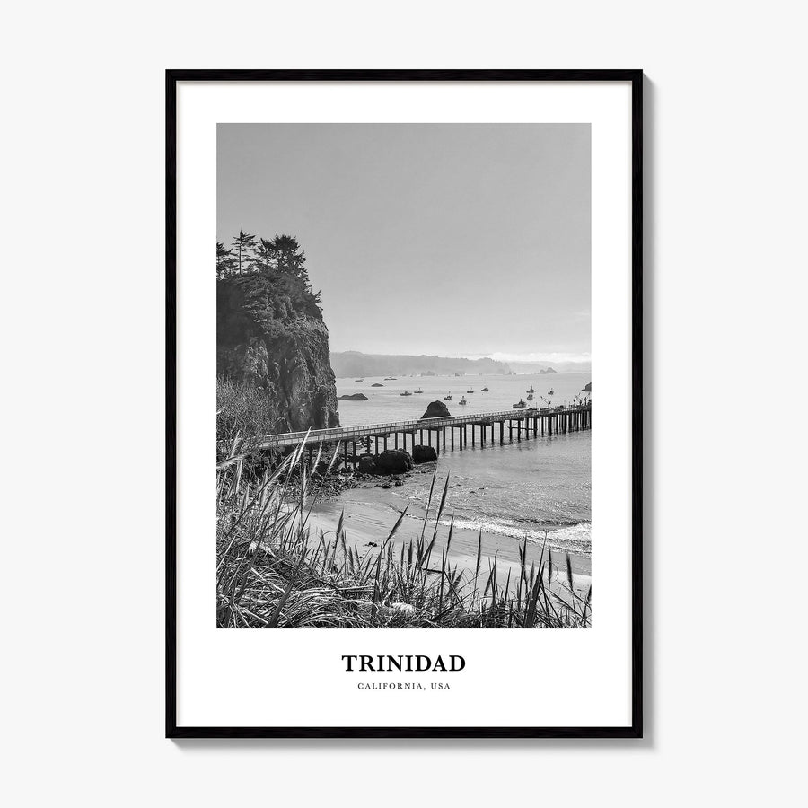 Trinidad, California Classic Poster, framed poster mockup