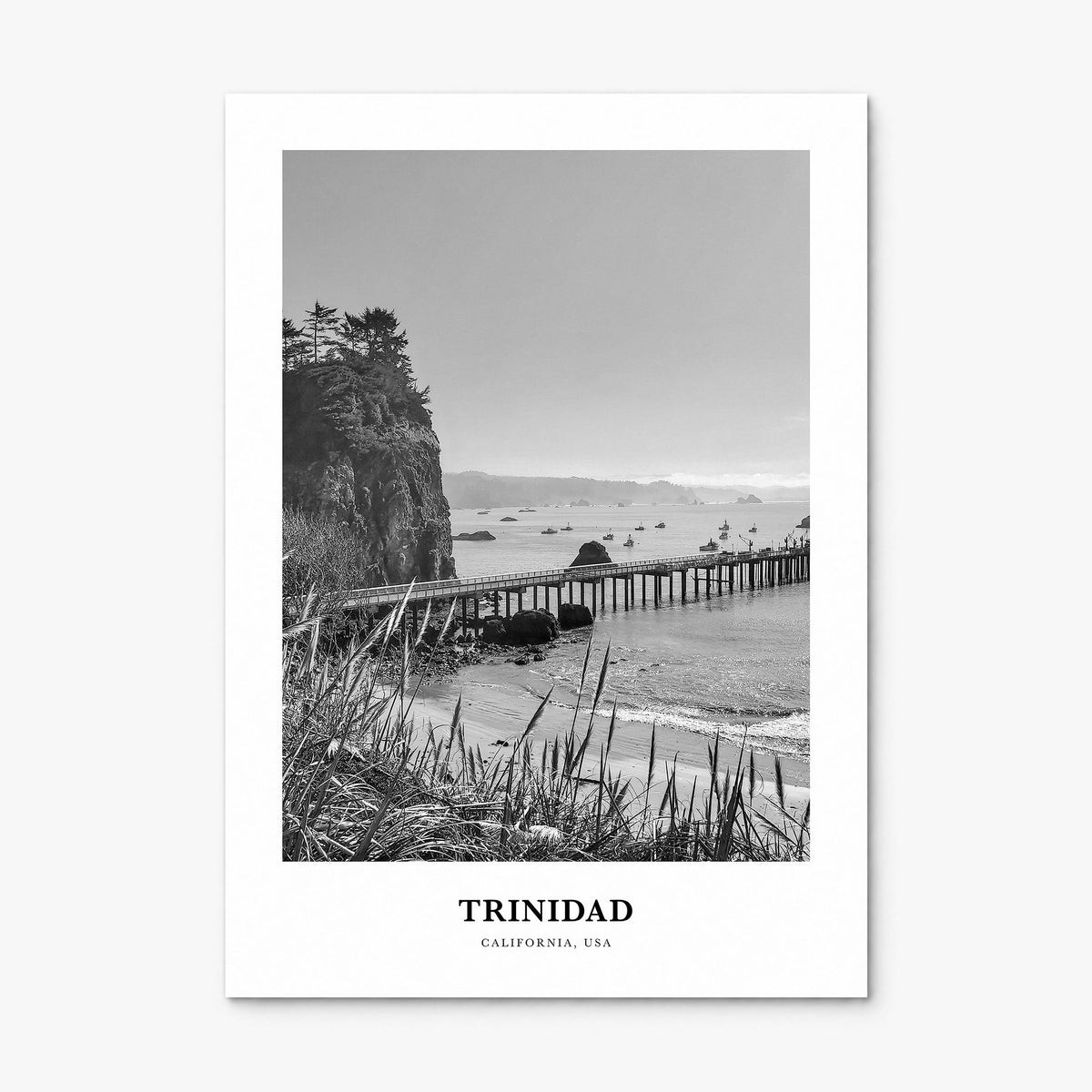 Trinidad, California Classic Poster, print only (unframed)