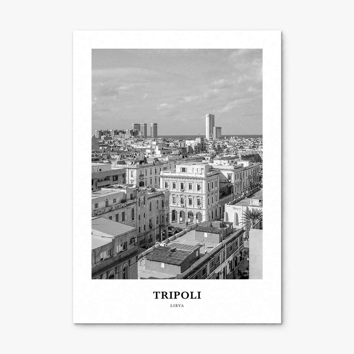 Tripoli, Libya Classic Poster, print only (unframed)