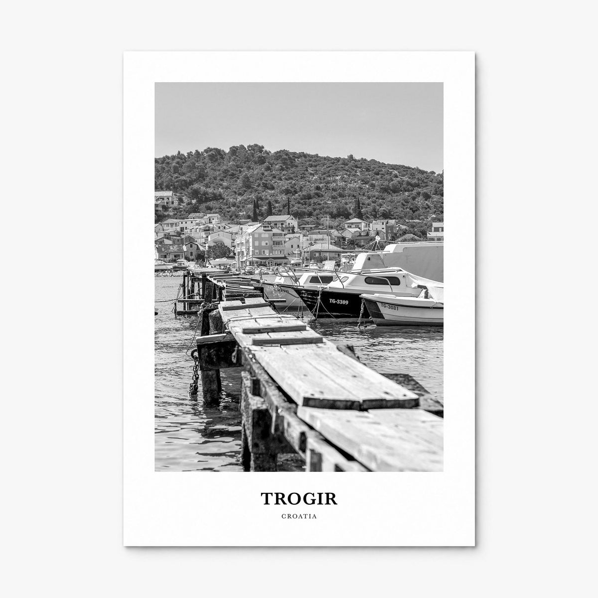 Trogir Classic Poster, print only (unframed)