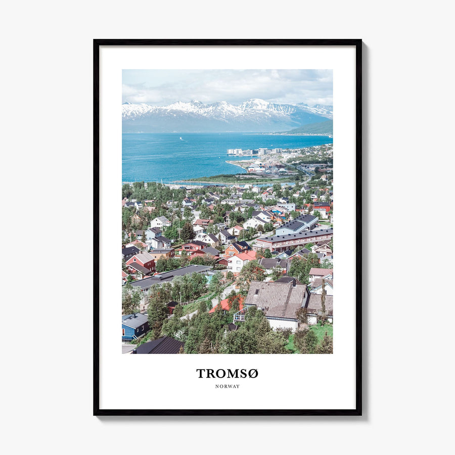 Tromsø Classic Poster, framed poster mockup
