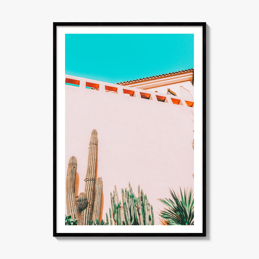 Tropical Mood Photo Poster, framed poster mockup, white border
