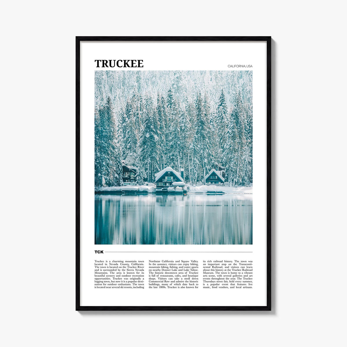 Truckee Travel Poster