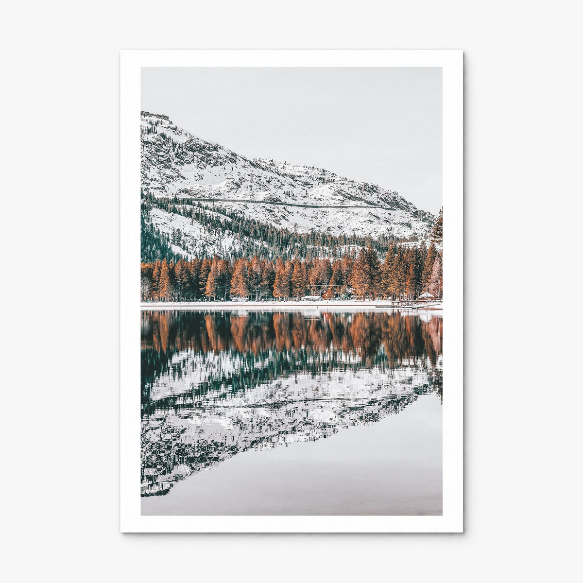 Truckee Photo Poster, print only (unframed), white border